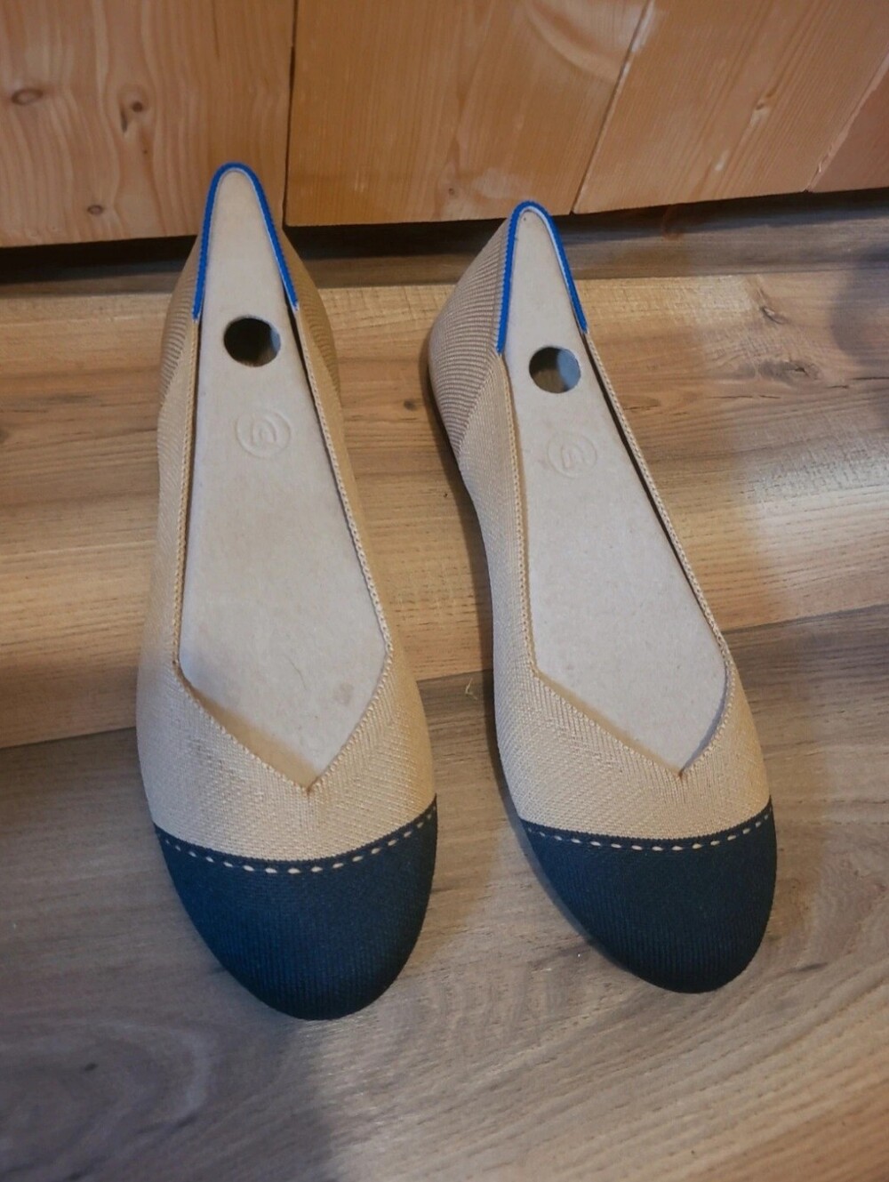 Neutral Two-Tone Rothy's The Flat